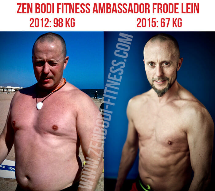 Frode Lein before and after
